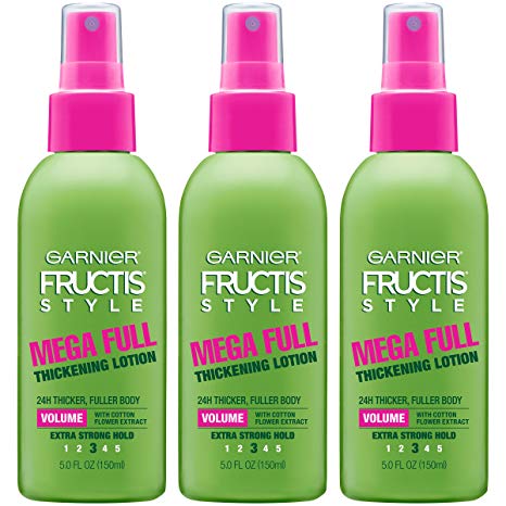 Garnier Hair Care Fructis Style Mega Full Thickening Lotion, 3 Count