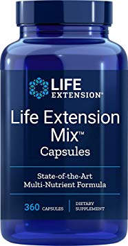 Life Extension Mix (Multi-Vitamin), 360 Capsules