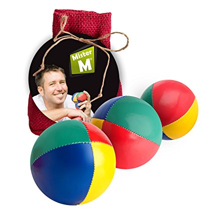 3 Juggling Balls   Burlap Bag   Free online Instructional Video by MisterM