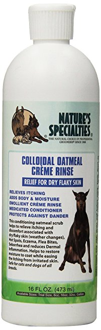 Nature's Specialties Oatmeal Crème Rinse Dog Conditioner, 16-Ounce