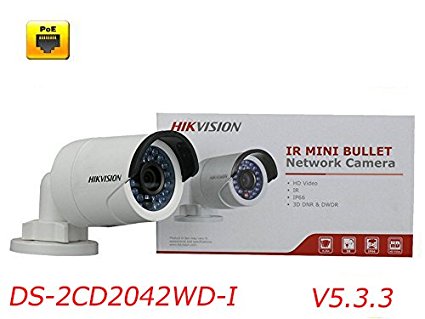 HIKVISION V5.3.3 4MP International Version POE IP Bullet Camera Security DS-2CD2042WD-I 12mm firmware upgradeable