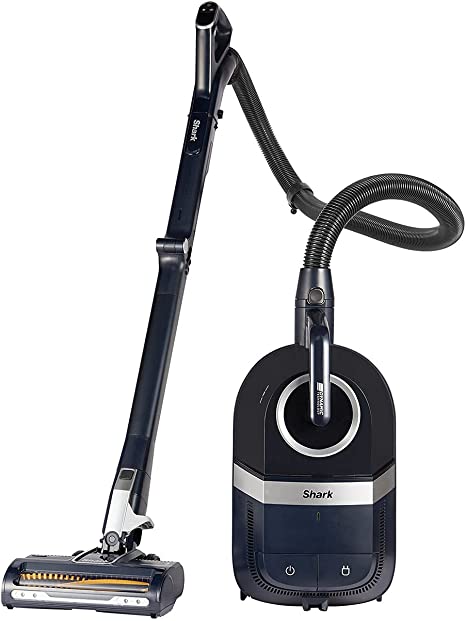 Shark Bagless Cylinder Vacuum Cleaner [CZ250UKT] Dynamic Technology, Anti Hair Wrap, Flexology, Pet Model, Blue & Silver