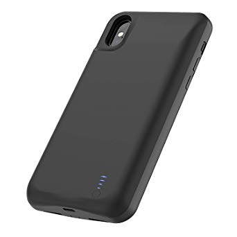Battery Case for iPhone Xs Max, BStrive 8000mAh Portable Slim Protective Charging Case Fingerprint Resistant Charger Case Extended Battery Backup Cover for iPhone Xs Max (6.5Inch)