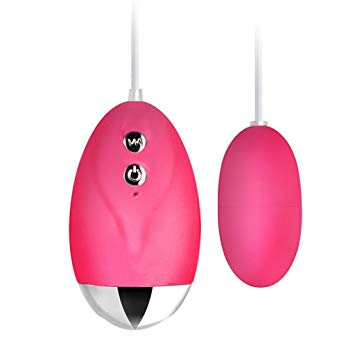 Love Egg Bullet for Women Waterproof Silicone with 20 -Frequency Pink