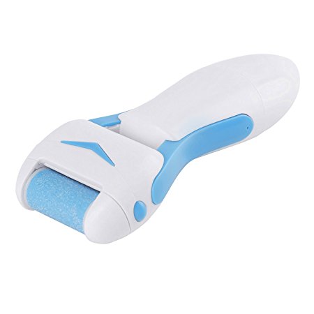 Electronic Pedicure Tool ,Preup Waterproof Electronic Foot File Professional Pedicure Tools Foot Care Callus Remover for Dead Hard Cracked Skin on Feet Include 2 Rollers and a Charger US PLUG