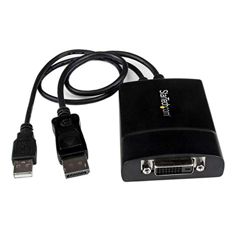 StarTech.com DisplayPort to DVI Dual Link Active Adapter Converter (DP2DVID2)