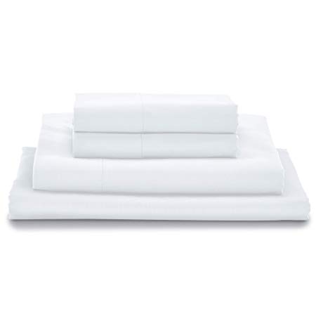 New My Pillow Bed Sheet Set (White, King) 100% Certified Giza Cotton