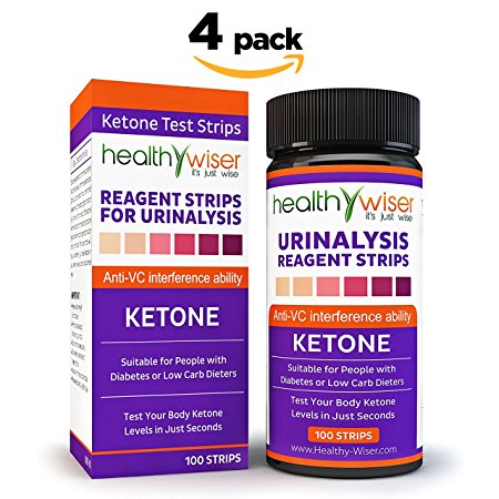 Ketone Strips 4 Pack (400 count)