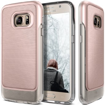 Galaxy S7 Case Caseology Vault Series Rugged Slim Cover Rose Gold Active Armor for Samsung Galaxy S7 2016 - Rose Gold
