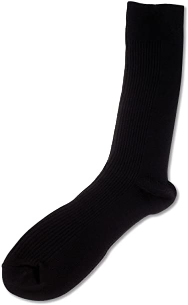 Prestige Medical Long Nurse Compression Socks, Black