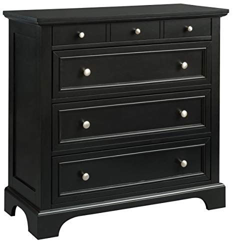 Home Styles  Bedford Four Drawer Chest, Black Finish