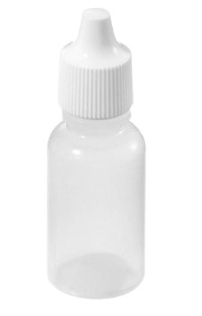 Leegoal 50pcs 30ml LDPE Plastic Squeezable Eye Liquid Dropper Bottles with Childproof Cap