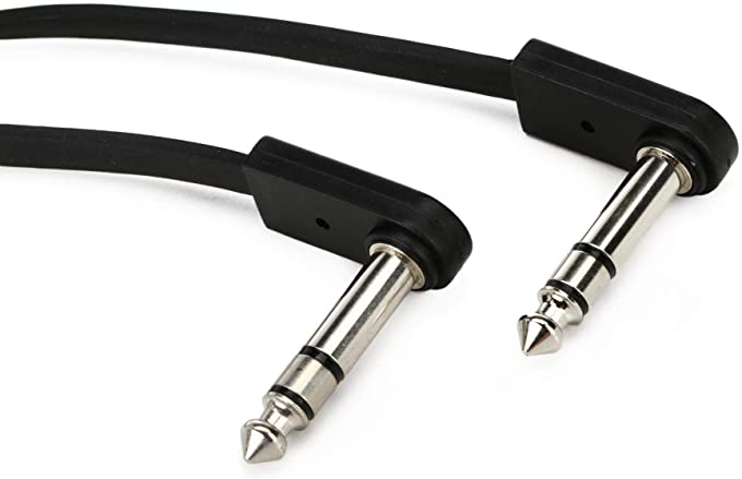 EBS PCF-DLS28 Deluxe Flat Patch Cable TRS Stereo - 28 cm