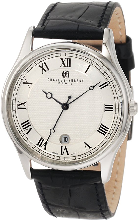 Charles-Hubert, Paris Men's 3814-WW Premium Collection Stainless Steel Watch