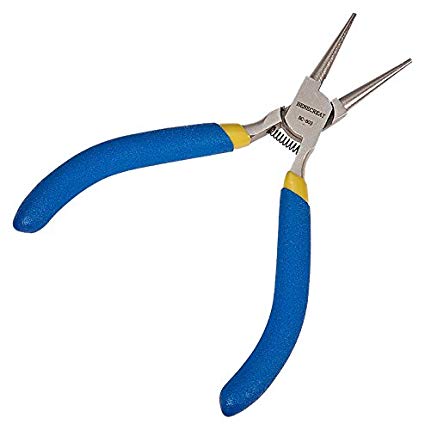 BENECREAT BC-803 5-INCH Round Nose Pliers Jewelry Plier for Craft Beading Jewelry Making 115mm Length