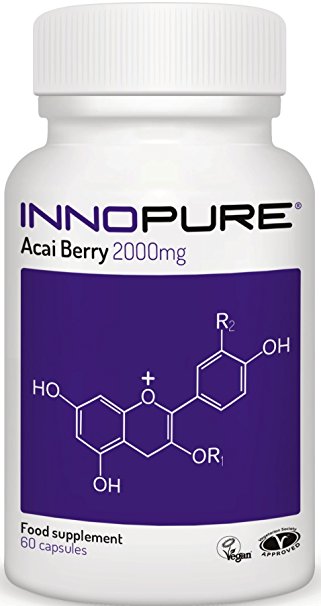Acai Berry Extract 100% Pure | High Strength 4,000mg / Daily Dose | 1 Month Supply | Innopure®