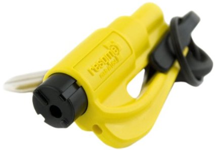 resqme The Original Keychain Car Escape Tool, Made in USA (Yellow)