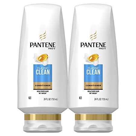 Pantene, Conditioner, Pro-V Classic Clean, 24 fl oz, Twin Pack