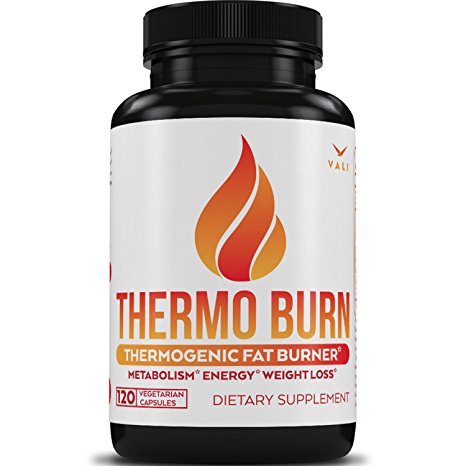 Thermogenic Fat Burner Weight Loss Supplement - 120 Veggie Pills. Extra Strength Appetite Suppressant & Focus Booster with All Natural Caffeine for Energy, Metabolism & Increased Burn for Women & Men