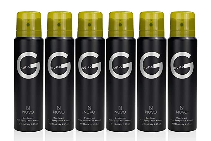 Guild Deodorant - Nuvo - Pour Homme 100 ml - Pack of 6