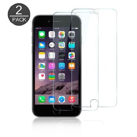 Besign® iPhone 6s Plus Screen Protector, 2-Pack [3D Touch Compatible] Premium Tempered Glass Screen Protector Film for Apple iPhone 6 and iPhone 6s Newest Model 5.5
