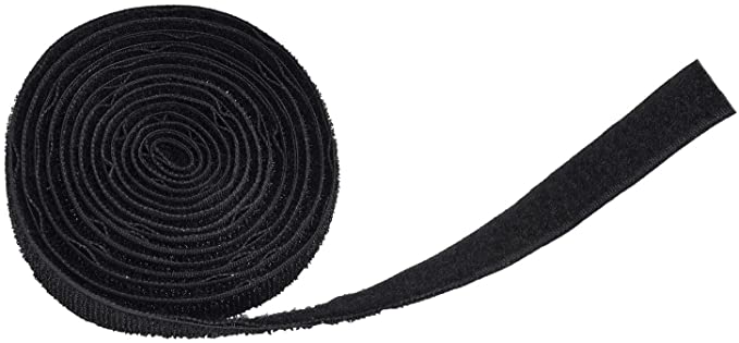 D-Line Cable Management Tidy Band | Re-usable cable tie | 1.2m length supplied per pack - Black