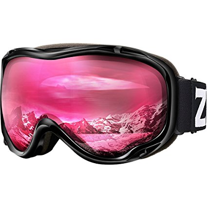 ZIONOR Lagopus Ski Snowboard Goggles UV Protection Anti-fog Snow Goggles for Men Women Youth