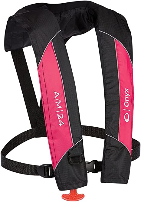 1 - Onyx A/M-24 Automatic/Manual Inflatable PFD Life Jacket - Pink