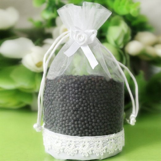 300G Air Purifying Bag- Natural Bamboo Charcoal Freshener ( High Effective Nano Mineral Crystals ) Deodorizer and Odor Absorber for Eliminator of Formaldehyde, Humidity in Car, Closet, Bathroom