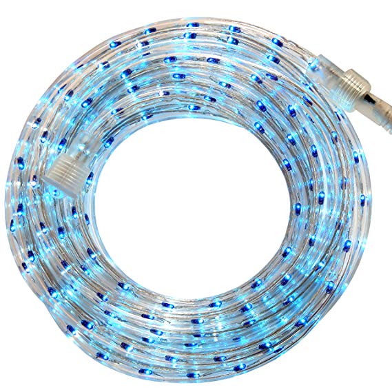 PERSIK 18 Feet Blue Rope Light for Indoor and Outdoor use