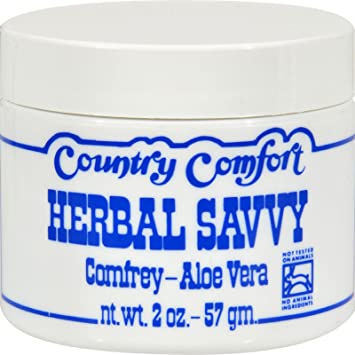 Country Comfort Herbal Savvy Comfrey Aloe Vera - 2 oz (Pack of 2)