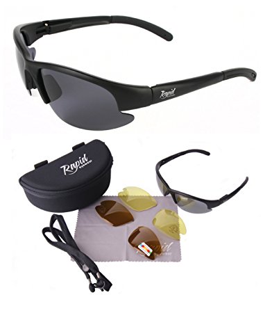 UV400 Polarized Fishing Sunglasses With Interchangeable Lenses
