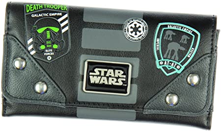 Star Wars Empire Junior Flap Wallet Rogue One Black Faux PU Leather Licensed