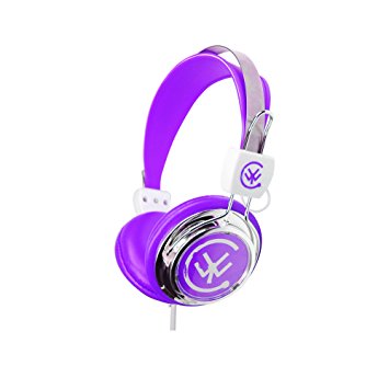 Urbanz ZIP Kids Childrens Lightweight DJ Style Headphones (Purple)