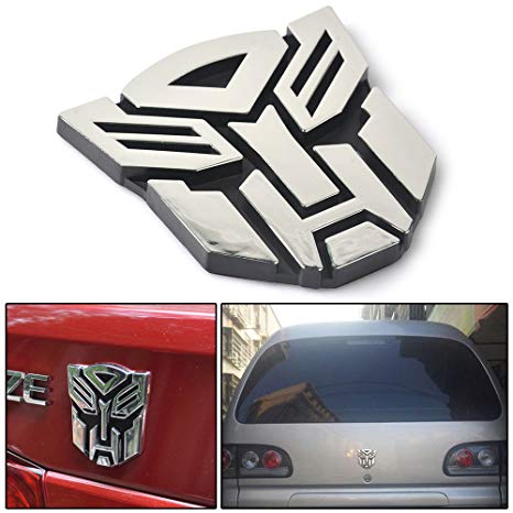 Hot Energy 3D Logo Protector Autobot Transformers Emblem Badge Graphics Decal Car Sticker (Autobot)
