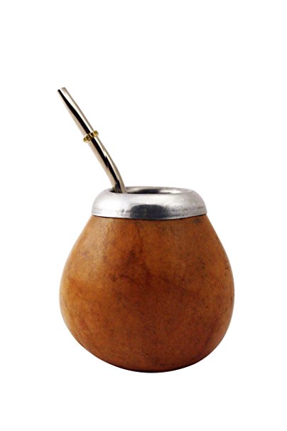 Mategreen M0035 Argentina Yerba Mate Gourd Cup with Straw