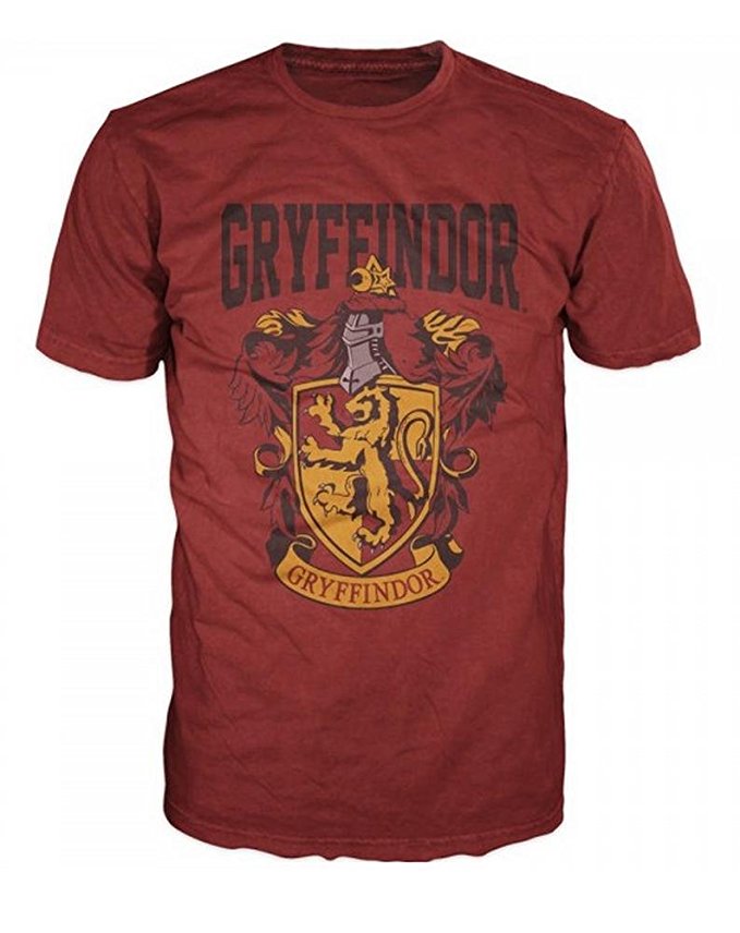 Bioworld Harry Potter Gryffindor Mens Red T-Shirt