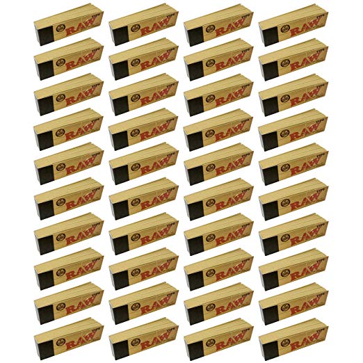 Raw Rolling Paper Tips 10 Booklets (Pack of 4)
