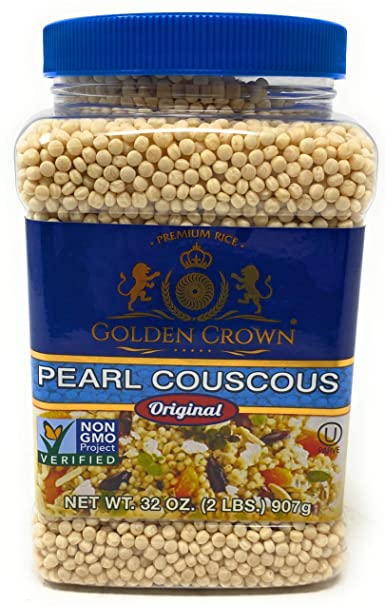 Golden Crown Pearl Couscous 32oz ( 2Lb) Kosher