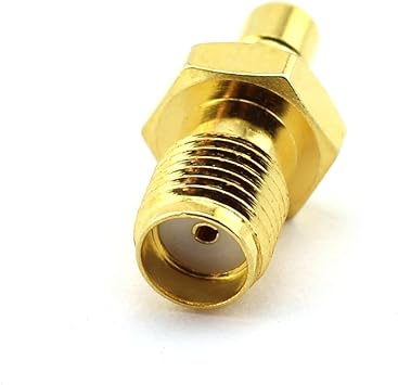 DGZZI 2-Pack RF Coaxial Adapter SMA to SMB Coax Jack Connector SMA Female to SMB Male
