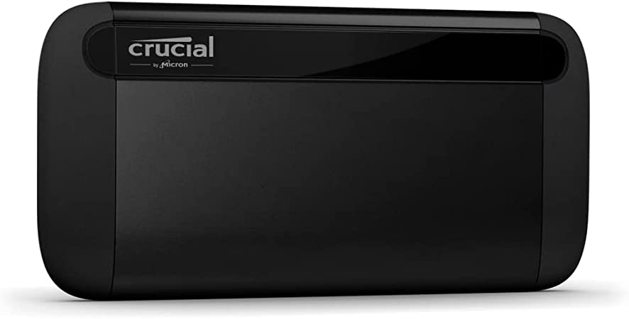 Crucial X8 4TB Portable SSD – Up to 1050MB/s – USB 3.2 – External Solid State Drive, USB-C, USB-A – CT4000X8SSD9