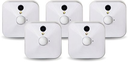 Blink Smart Home HD Monitor and Alert System 100 Wire-Free - 5 Cameras