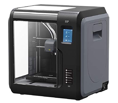 Monoprice Voxel 3D Printer - Black with Removable Heated Build Plate (150 x 150 x 150 mm) Fully Enclosed, Touch Screen, Assisted Level, Easy Wi-Fi, 8GB Internal Memory