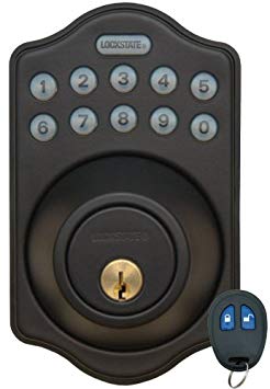 LockState LS-DB500R-RB Electronic Deadbolt with RF Remote, "Oil Rubbed Bronze"