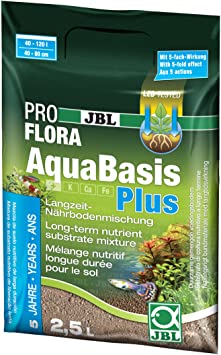 JBL Long-term soil mixing for fresh water aquariums, AquaBasis plus 2,5 l, 20212