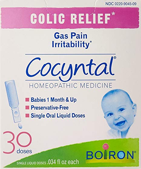 Boiron Cocyntal, Homeopathic Medicine for Colic Relief, 30 Doses (Pack of 3)