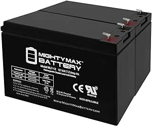 Mighty Max Battery 12V 7Ah SLA Battery Replacement for NT-1270, AB1270-2 Pack