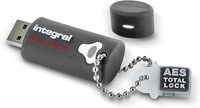 Integral Encrypted USB Memory Stick Crypto 4GB to fully protect your sensitive data with trusted hardware encryption standard (FIPS 197). A solution to help you comply with GDPR regulations.