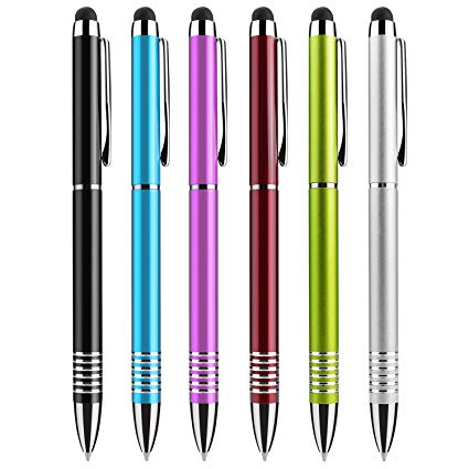 Stylus Pen, Rock Ninja Touch Pen 2 in 1 Universal Capacitive Stylus Touch Screens Pens fit Kindle iPad iPhone Samsung Galaxy and other Capacitive Screens Devices