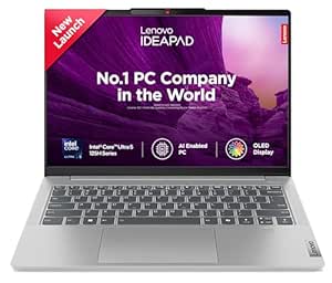 Lenovo IdeaPad Slim 5 Intel Core Ultra 5 125H Built-in AI 14" (35.5cm) WUXGA-OLED 400Nits Thin & Light Laptop (16GB/1TB SSD/Win 11/MSO 21/FHD IR Cam/1Yr ADP Free/3Mon Game Pass/Grey/1.4Kg), 83DA0049IN